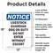 Signmission Livestock Guardian Dog On Duty OSHA Notice Sign, Aluminum, 12in W x 18in L, 2PK OS-2PACK-NS-A-1218-V-14021 - alternate 4